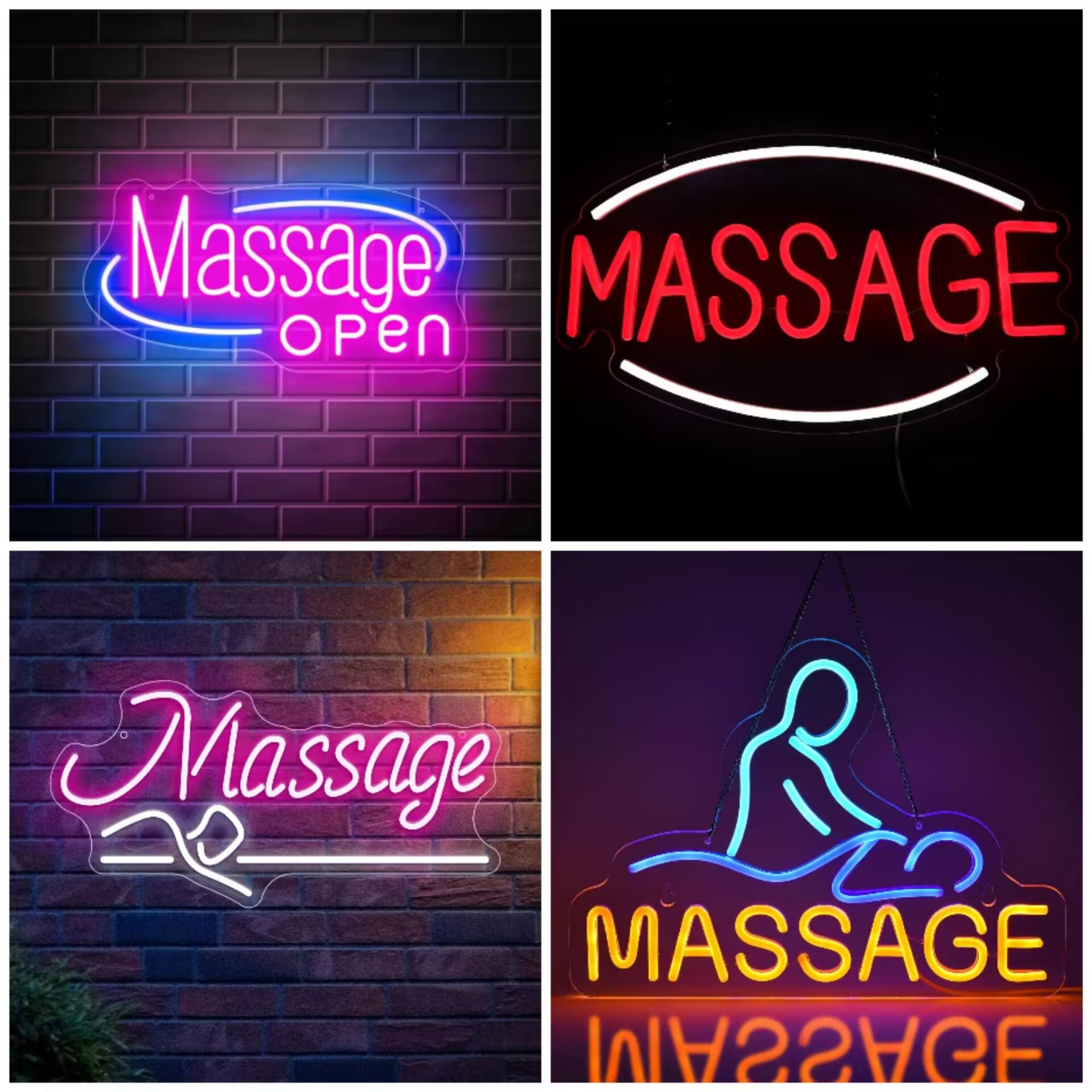 Spa Wellness Hotel - Otwarty Salon Masażu Spa - Neon