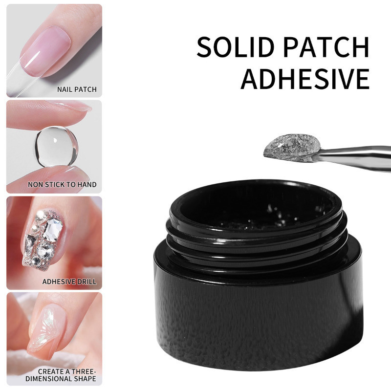 Waxing Kit Home - 3 szt./zestaw Solidne Tipsy do Paznokci