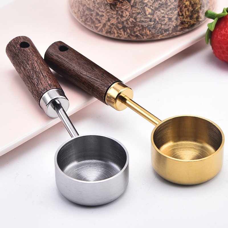 Sugar Scrub Coffee - 15ml Łyżka miarowa ze stali nierdzewnej