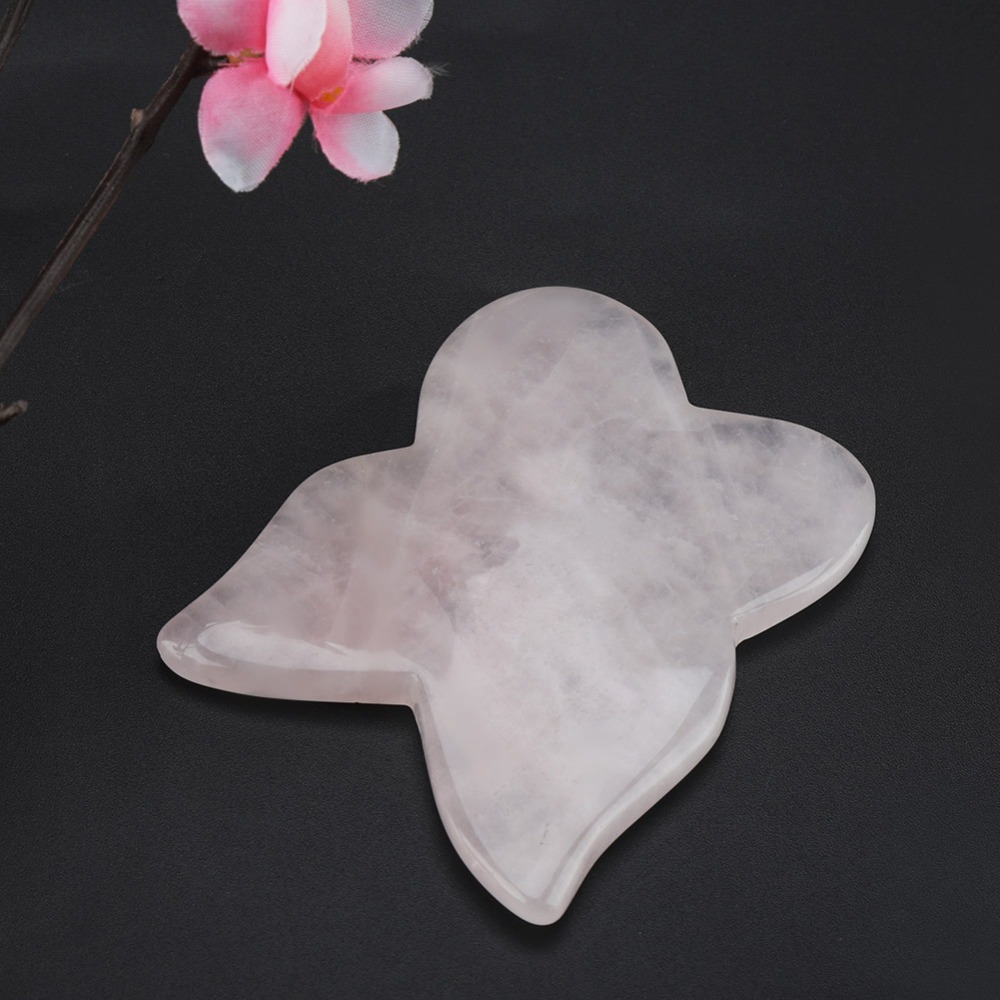Gua Sha Tool Rose Quartz - Zestawy do pielęgnacji twarzy Różowy Kwarc