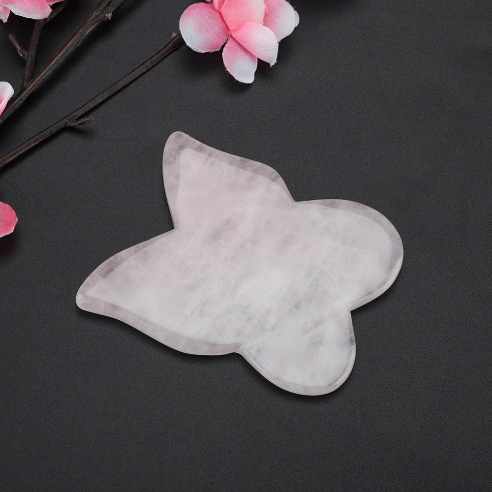 Gua Sha Tool Rose Quartz - Zestawy do pielęgnacji twarzy Różowy Kwarc