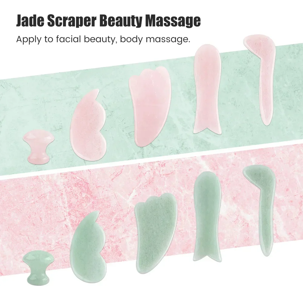 Naturalny Kamień Jadeitowy Gua – Gua Sha Tool Rose Quartz recenzja i cena