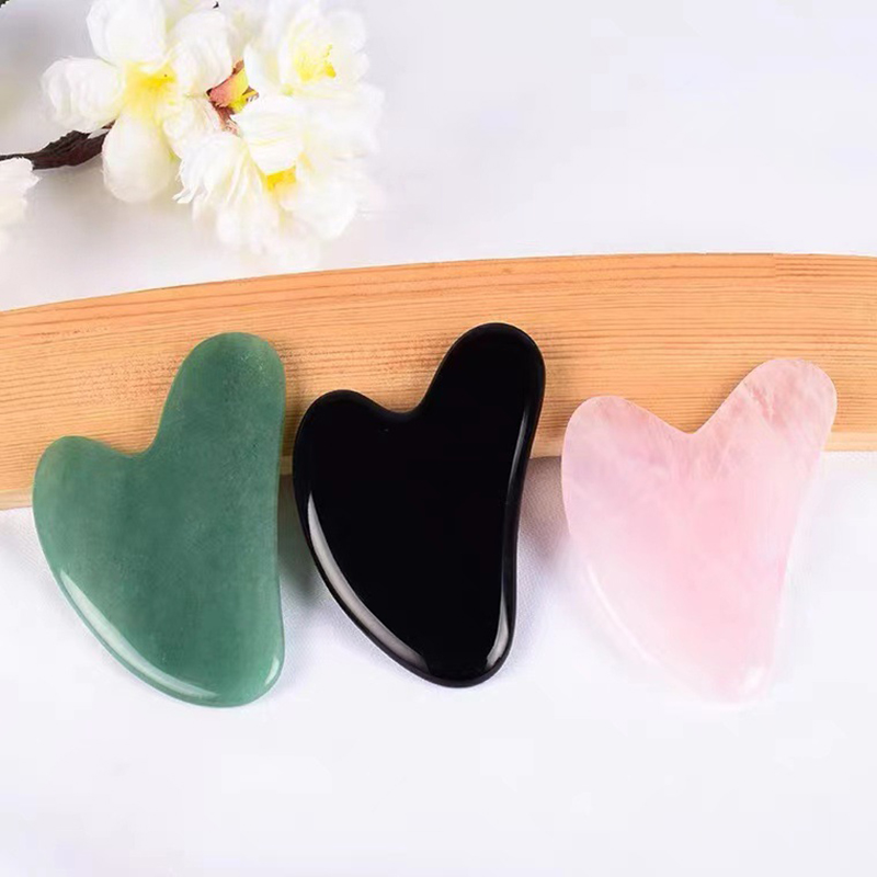 1 szt. Nowa kamienna płytka do – Gua Sha Tool Rose Quartz recenzja i cena