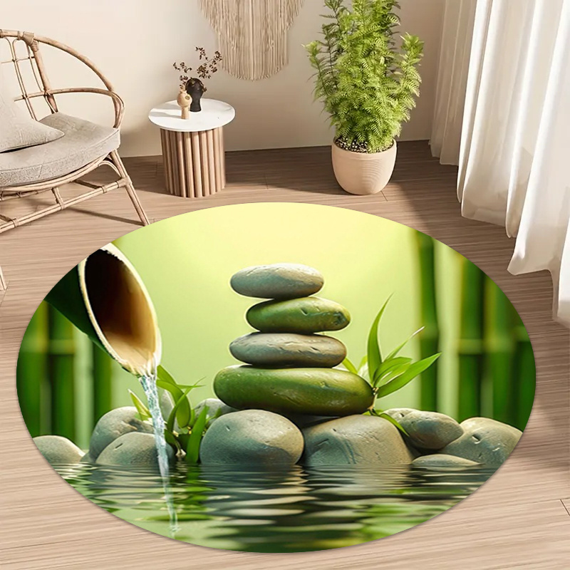 Okrągły dywan Zen Bamboo Stone – Spa Wellness Hotel recenzja i cena