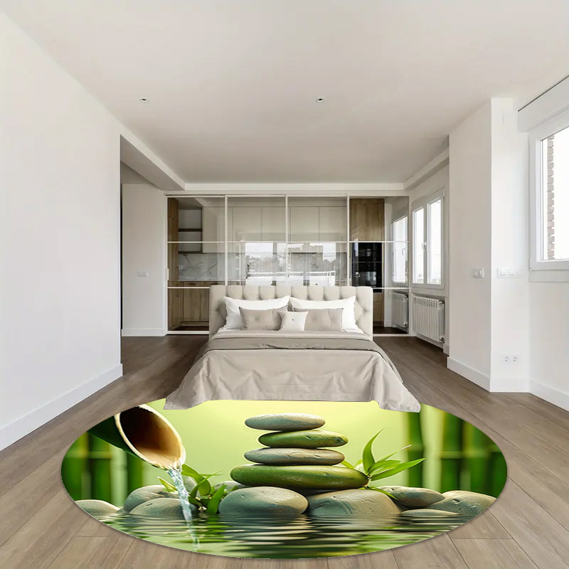 Okrągły dywan Zen Bamboo Stone – Spa Wellness Hotel recenzja i cena