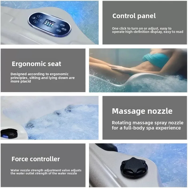Zewnętrzny Jacuzzi dla wielu o – Spa Wellness Jacuzzi recenzja i cena