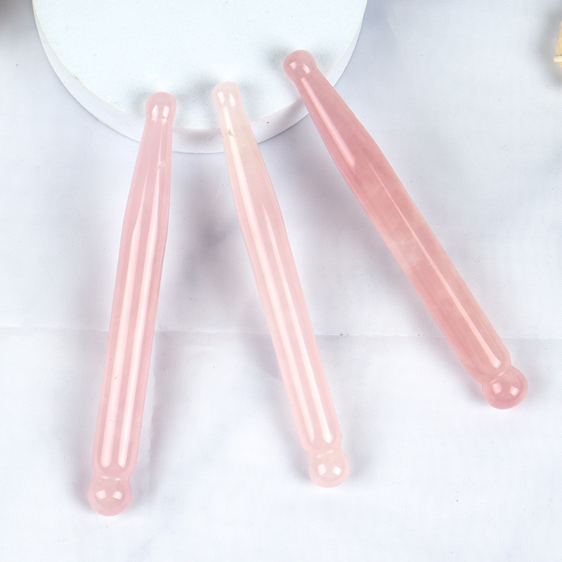 Pióro do masażu oczu Naturalny – Gua Sha Tool Rose Quartz recenzja i cena