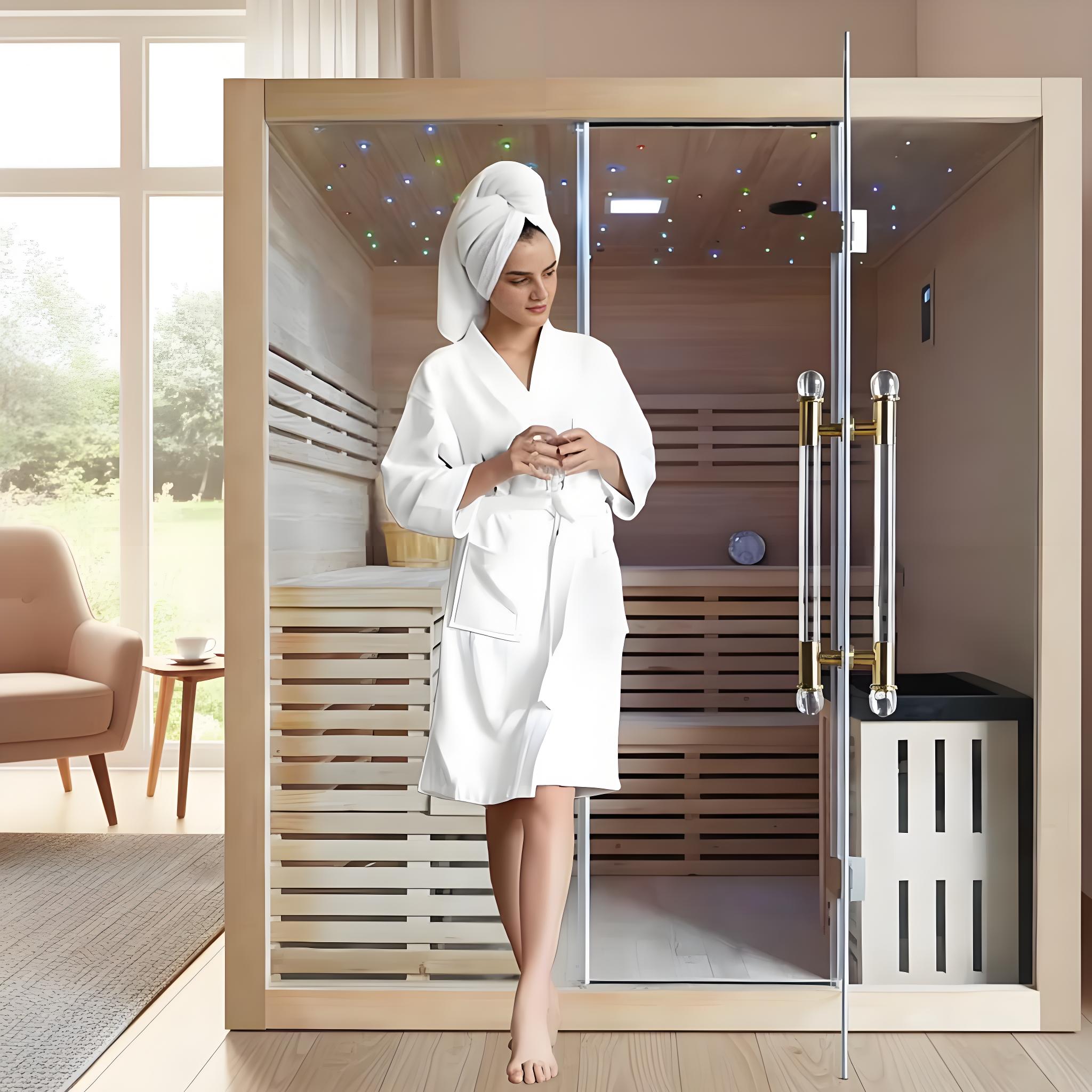 Sauna beczkowa z cedrowego dre – Spa Wellness Family recenzja i cena