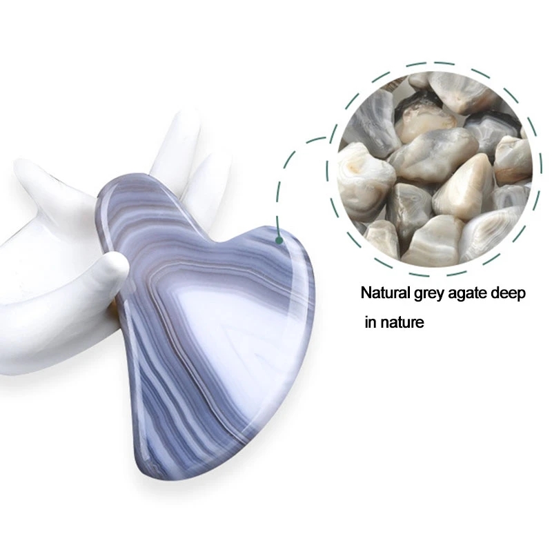 10 szt. Naturalny zestaw Jade  – Gua Sha Tool Rose Quartz recenzja i cena