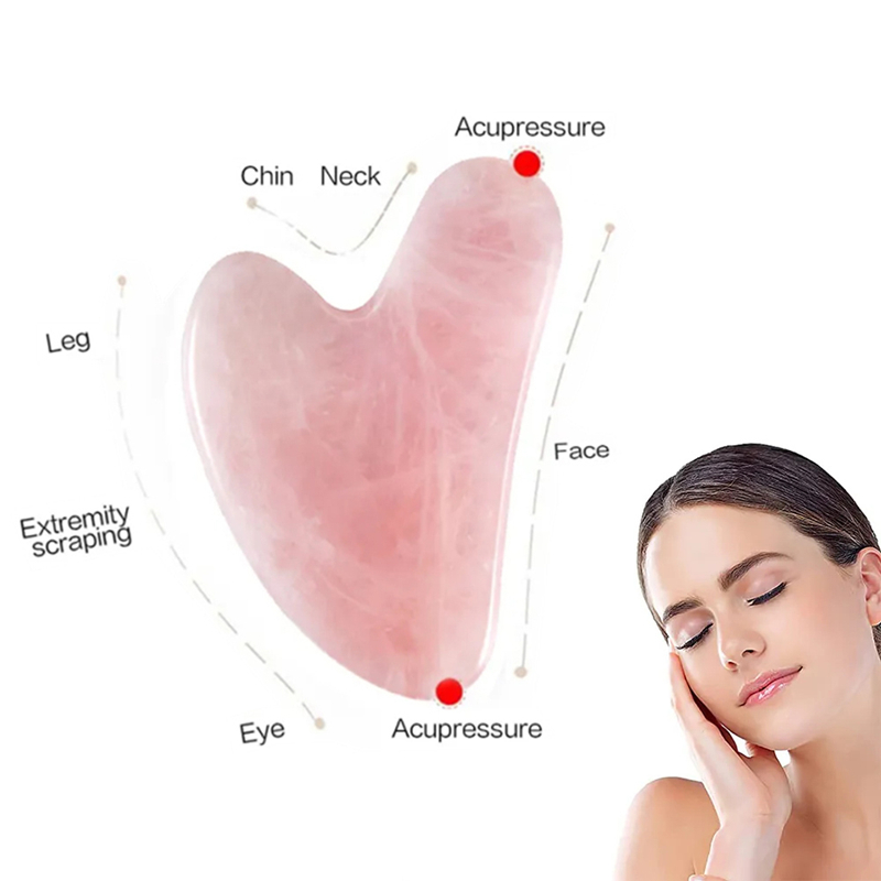 Naturalny Kamień Jadeitowy Skr – Gua Sha Tool Rose Quartz recenzja i cena