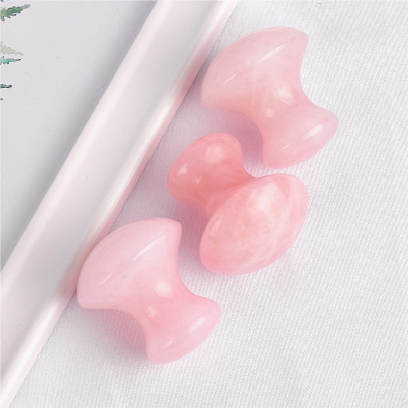 1 szt. Grzybek do masażu Gua S – Gua Sha Tool Rose Quartz recenzja i cena