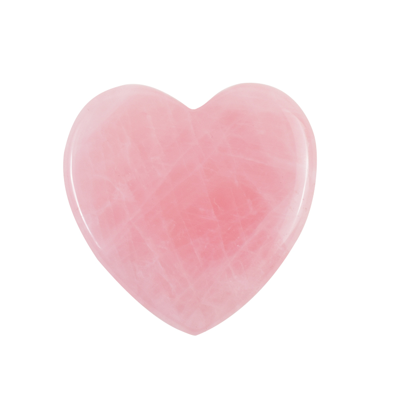 Różany kwarc w kształcie serca – Gua Sha Tool Rose Quartz recenzja i cena